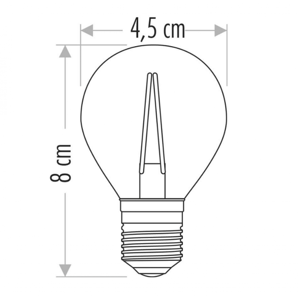 Cata 4W Günışığı Led Ampul Filament E27 Duylu ct-4388