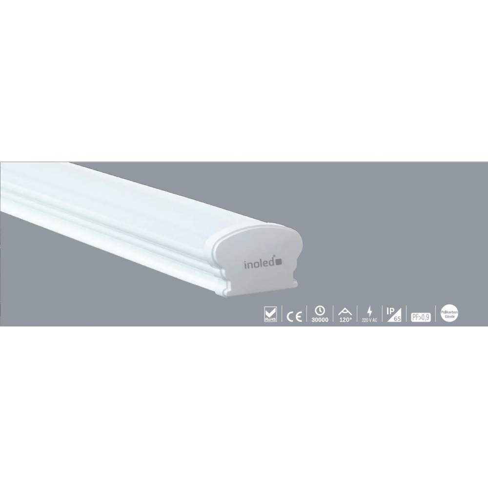 İnoled 60 cm 20w Beyaz Işık 6500k Etanj Led Bant Armatürü 2912-01