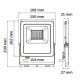 İnoled 30W Beyaz Işık 6500k Elegant Led Projektör IP65 5203-01