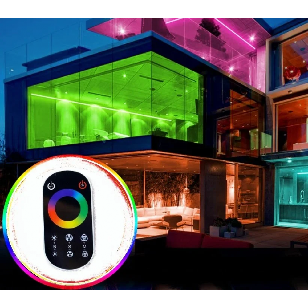 Cata 25 Metrelik 24 Amper 288w Rgb Led Kumandası Ultra Slim ct-9116