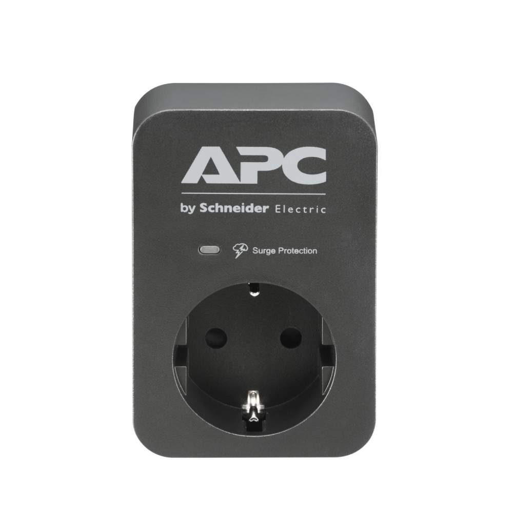 Apc By Schneider Electric Tekli Akım Korumalı Priz , 918 Joule 36.000 Amper PM1W-GR(Siyah)