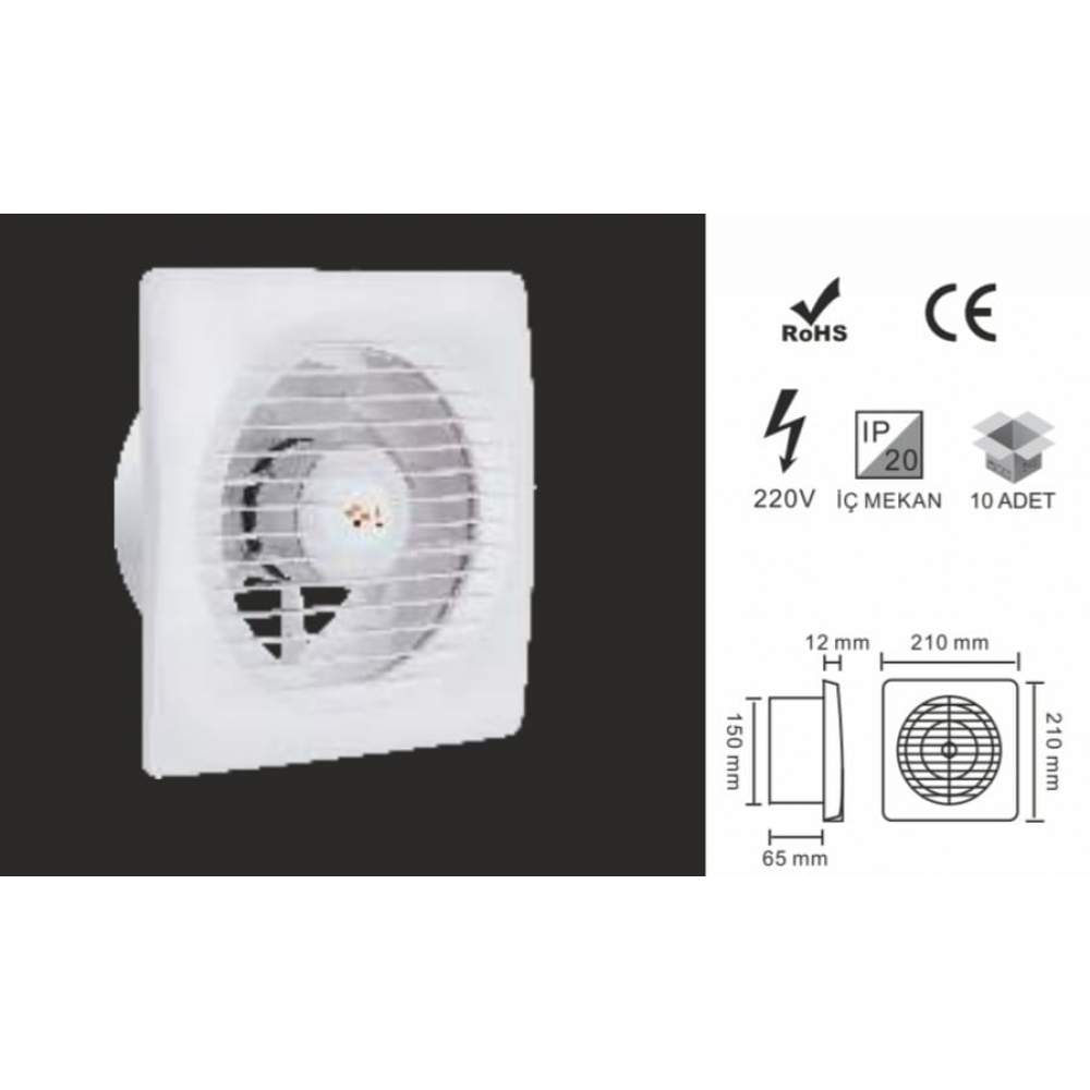 ARTI LED ART-87 150LİK İÇ MEKAN FAN