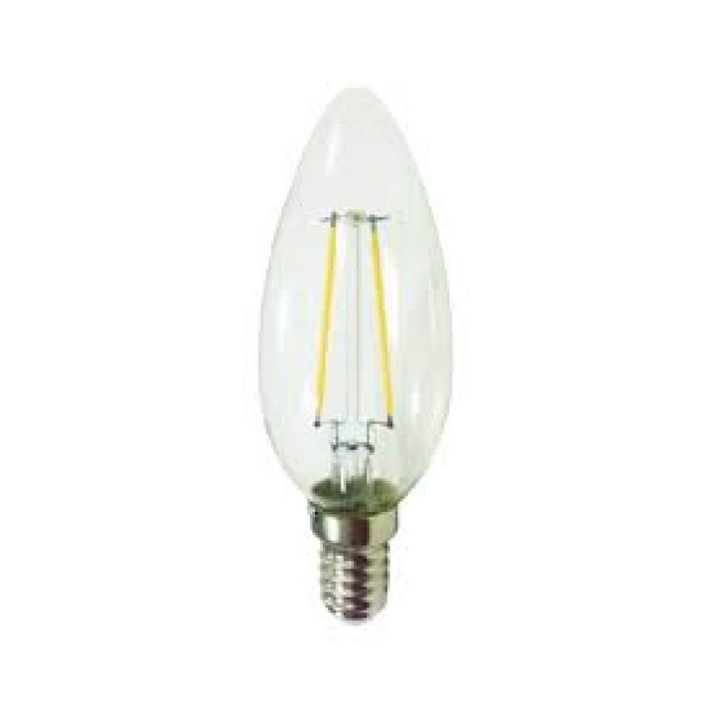 KES499 4W 440LM E14 DUY 2700K LED FLAMANLI BUJİ AMPUL