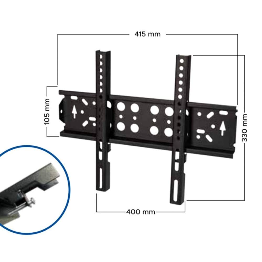 VT 32 SK ALTTAN VİDALI 27-42 LCD/LED TV KİLİTLİ DUVAR ASKI  APARATI