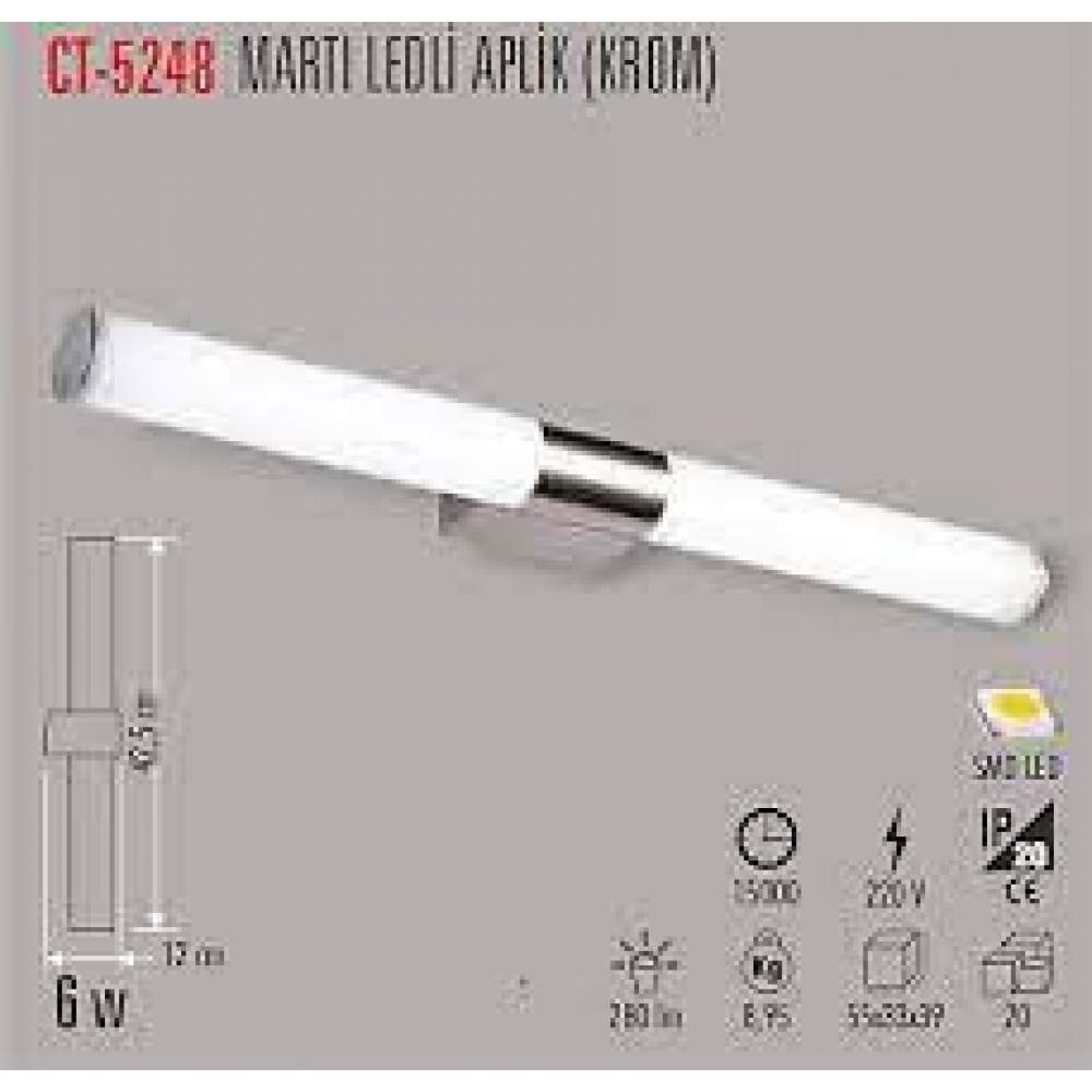 CATA 6W 3200K MARTI LED APLİK CT-5248