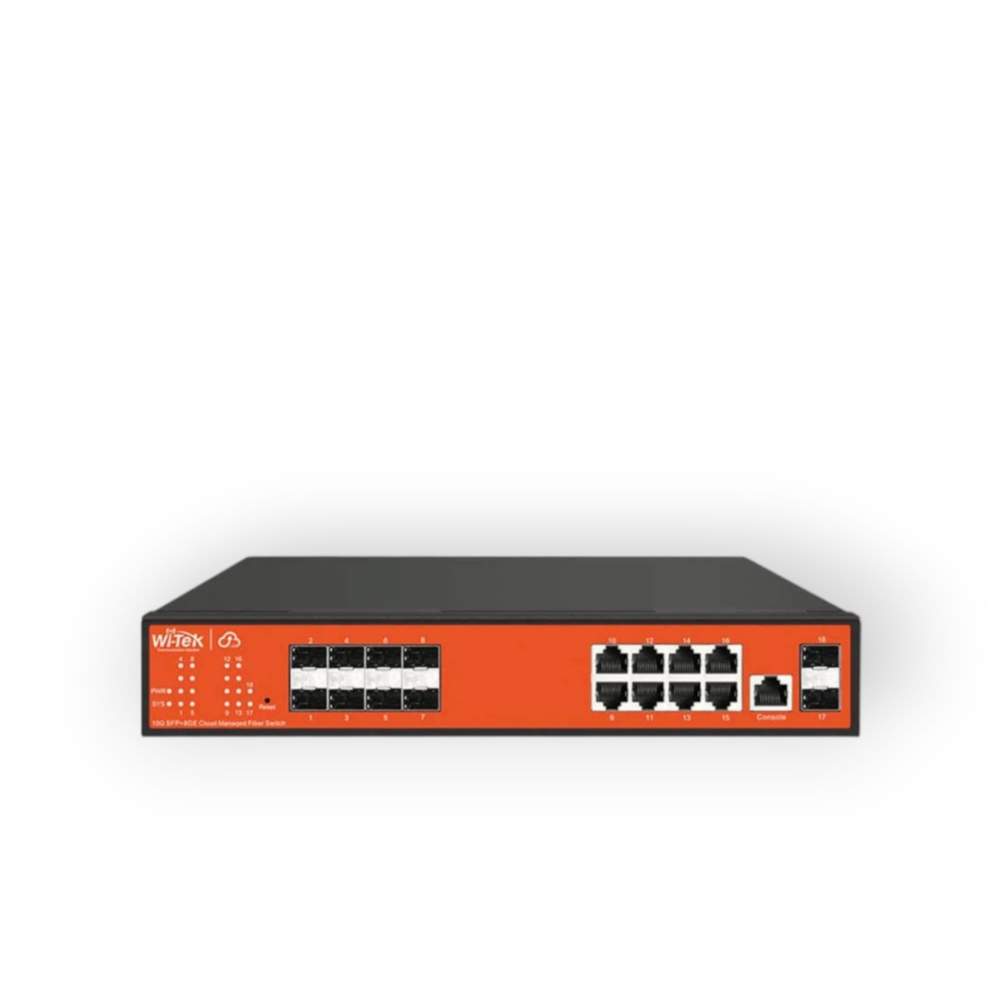 Wi-Tek WI-CGS5018 10SFP+8GE Cloud L2 Managed Switch