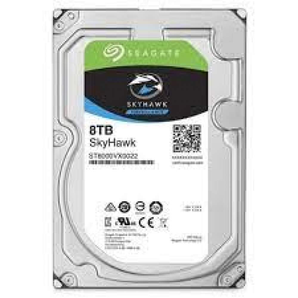 8TB SEAGATE SKYHAWK ST8000VX004 7/24 GÜVENLİK DİSKİ