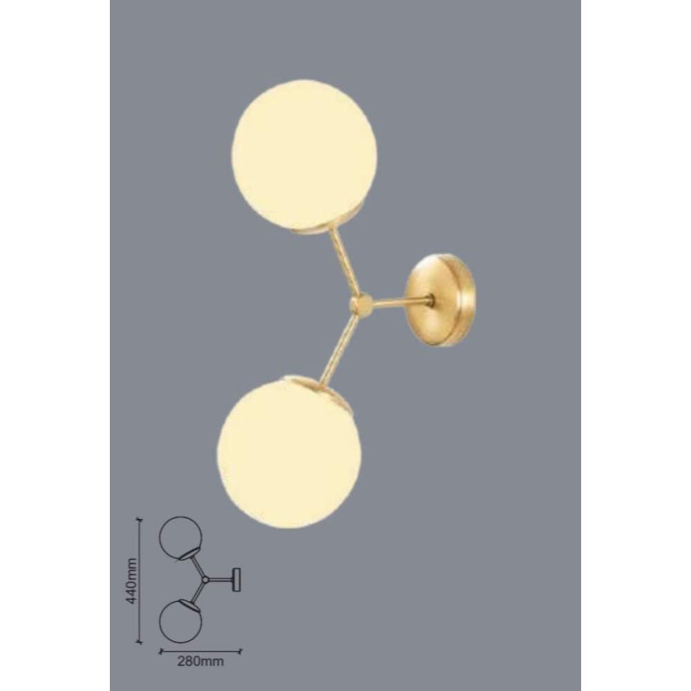 NOAS YL-6341 GOLD KASA DEKORATİF DUVAR AYDINLATMA