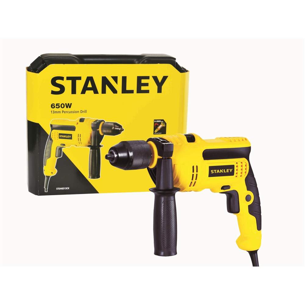 Stanley STDH6513CK 650 W 13 MM Profesyonel Darbeli Matkap