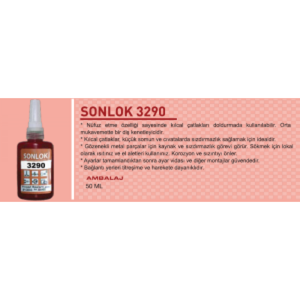 Sonlok 3290 Civata Sabitleyici 50 gr