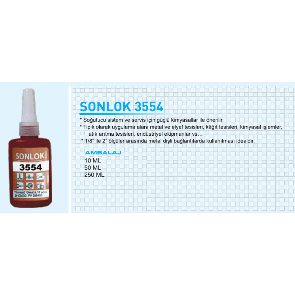 Sonlok 3554 Diş Sızdırmazlık 50 gr