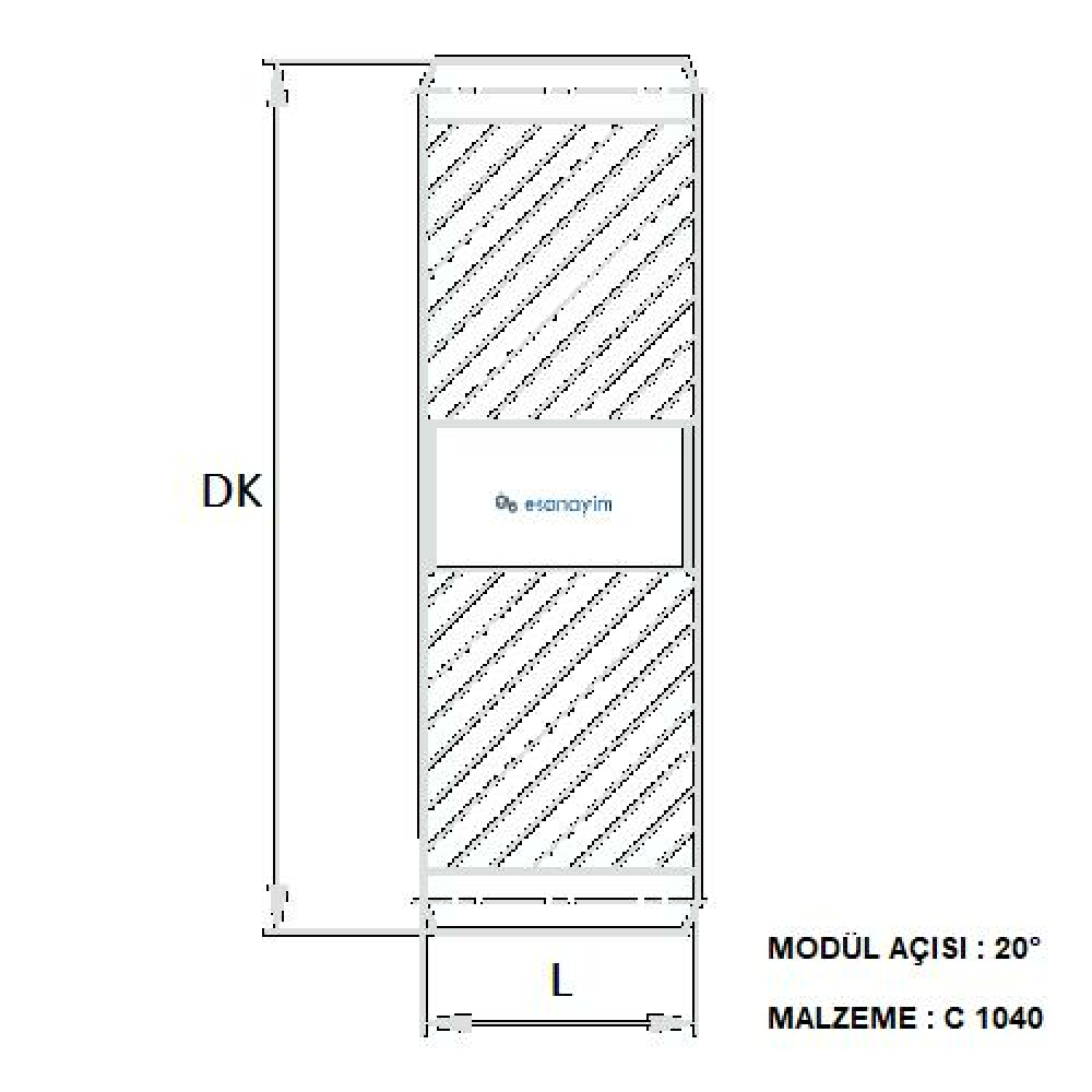 Hassel 8 Modül 20 Diş Göbeksiz