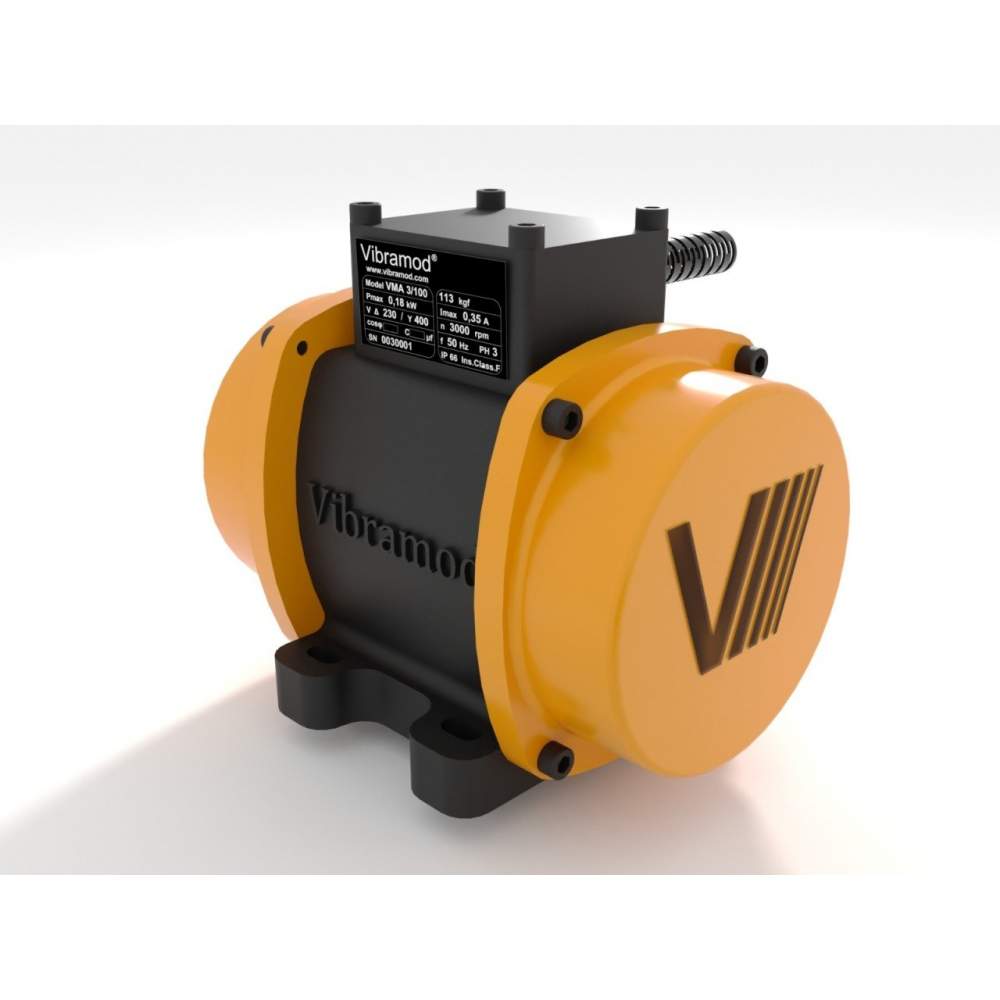 Vibramod VMA 3/700 734 Kg/F 0.55 kw 3000 D/D 400 V Trifaze Vibrasyon Motoru