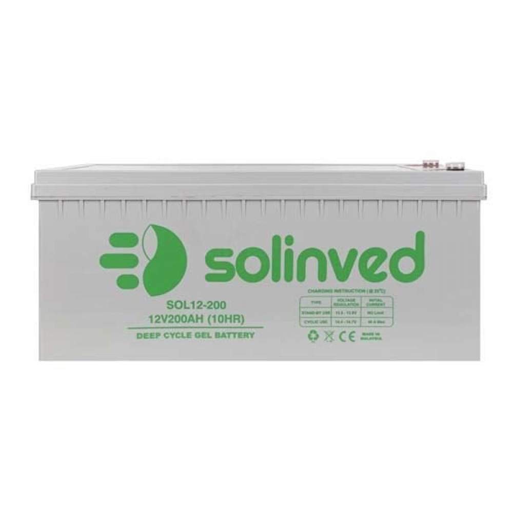 SOLİNVED 12V 200AH JEL AKÜ