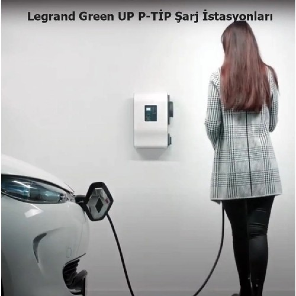 Legrand Greenup 3 Faz 22KW Elektrikli Araç Akıllı Hızlı Araç Şarj İstasyonu 059002