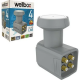 Wellbox 4lü Lnb Dörtlü (Quad) Gold 0.1db 3D 4K Wellbox WXL-204