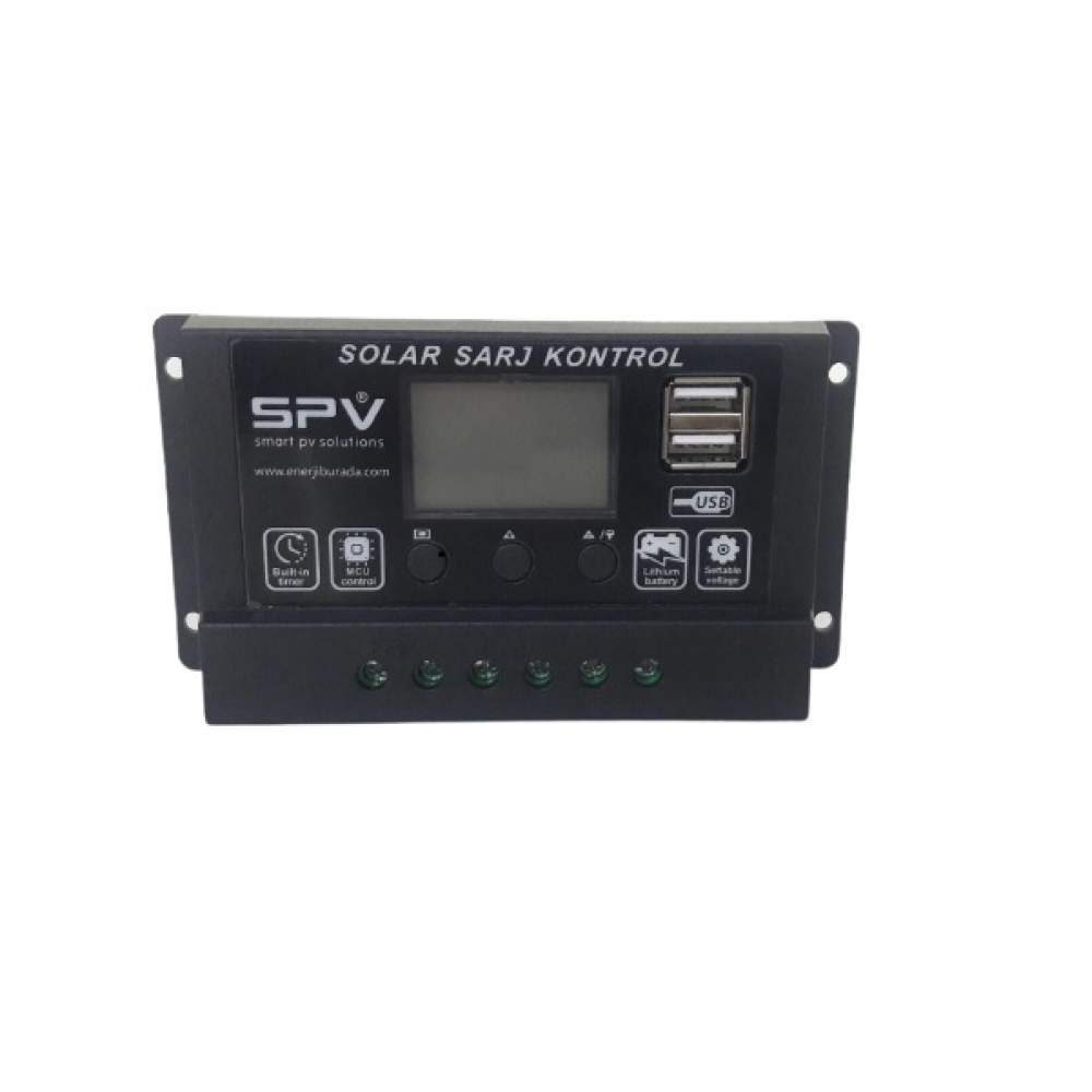 SPV 10A 12/24V Solar Güneş Paneli Şarj Kontrol Cihazı10'Lu PAKET
