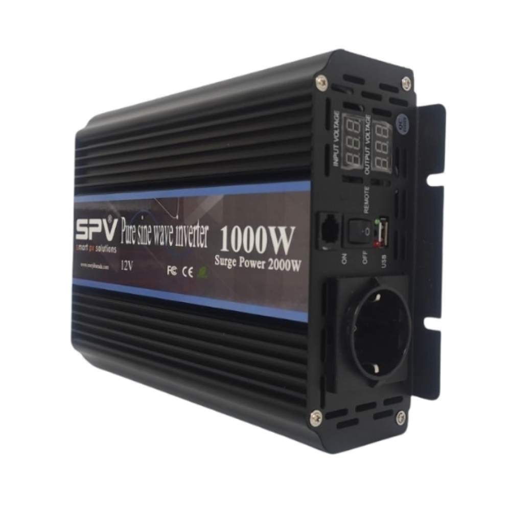 SPV Geniş Kasa 1000W 24 Volt Tam Sinüs Inverter - SPV-P1024