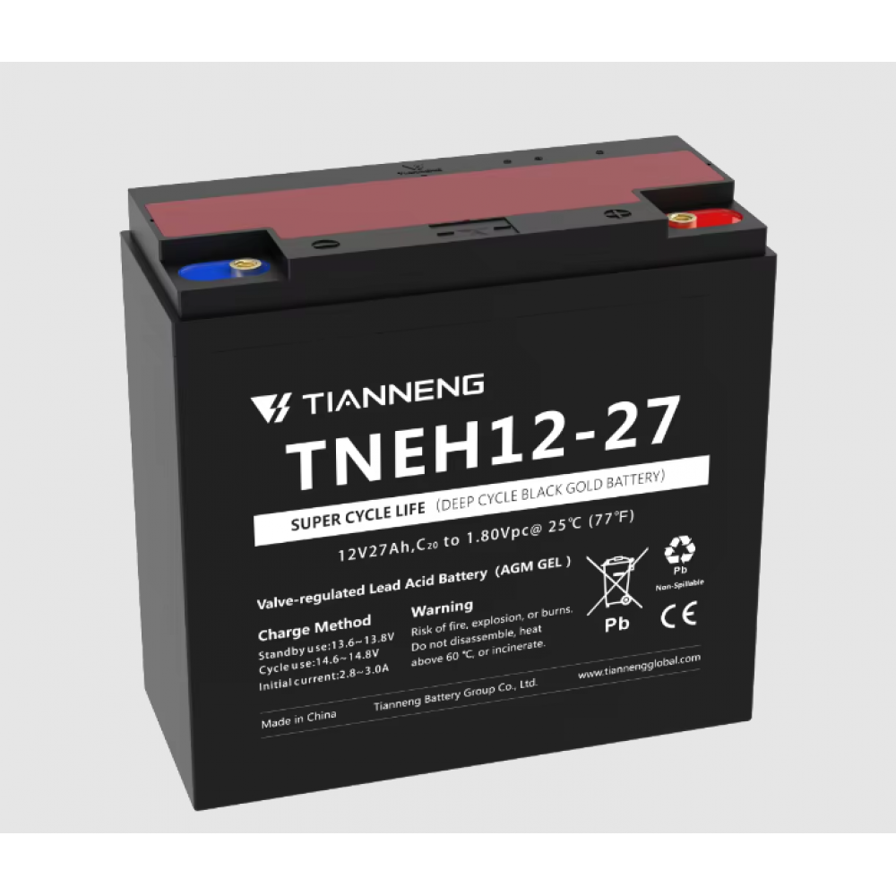 TNPOWER E-BIKE AGM-GEL SERIES 12V 27Ah