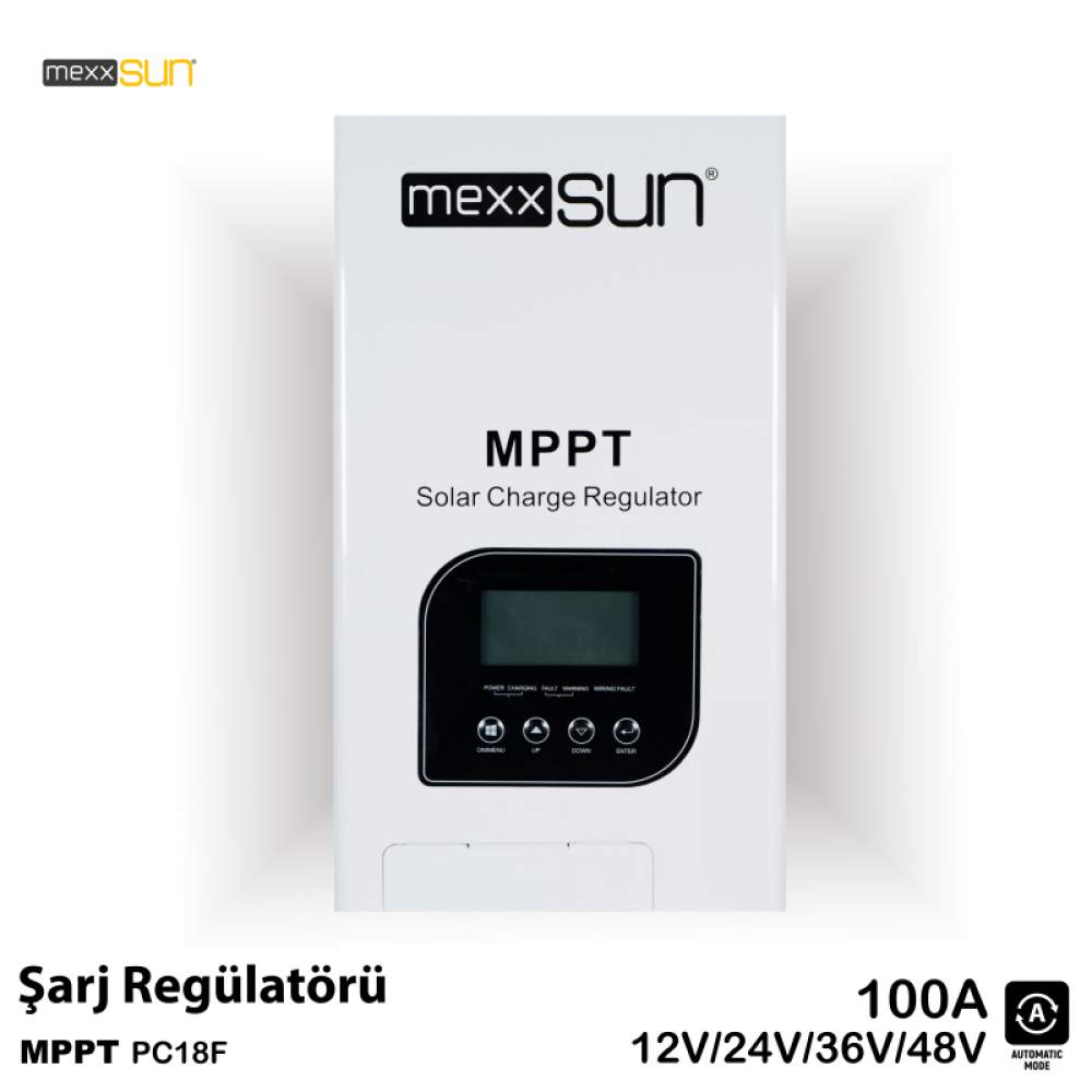 Mexxsun (PC18F) 100 Amper MPPT 12/24/48V Şarj Kontrol Cihazı