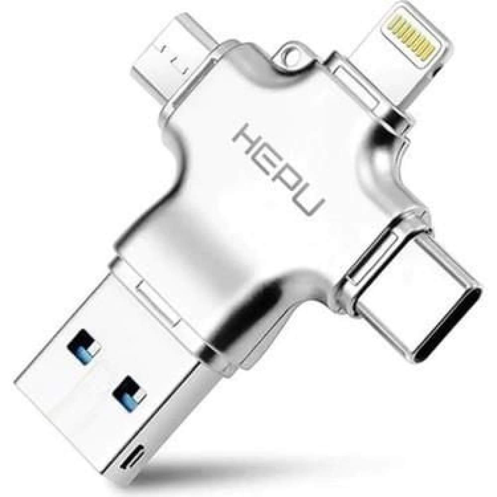 HEPU HP-B01 MİCRO USB - TYPE-C - İPHONE OTG & KART OKUYUCU