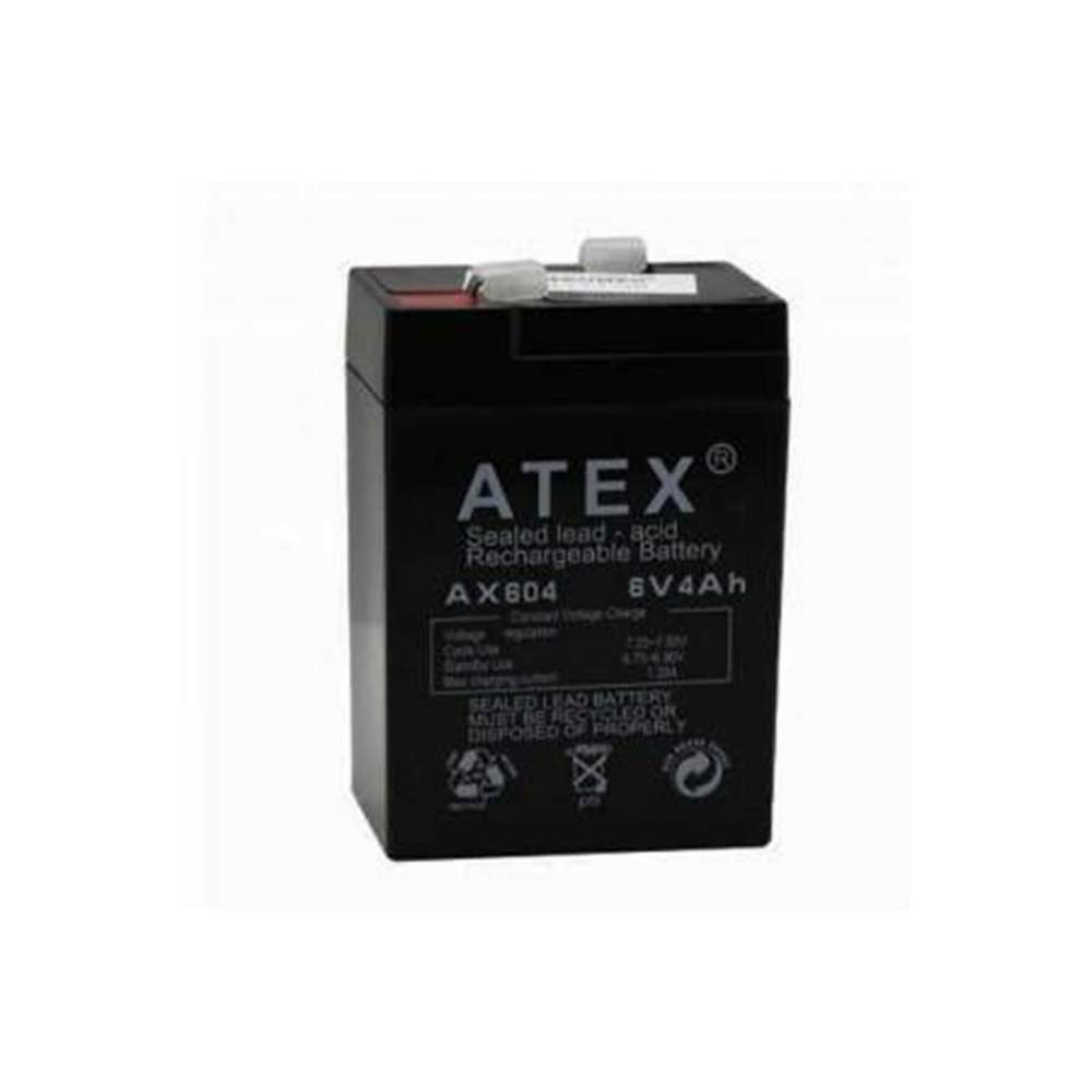 6 VOLT 4 AMPER AKÜ ATEX 70x47x101-588 GRAM