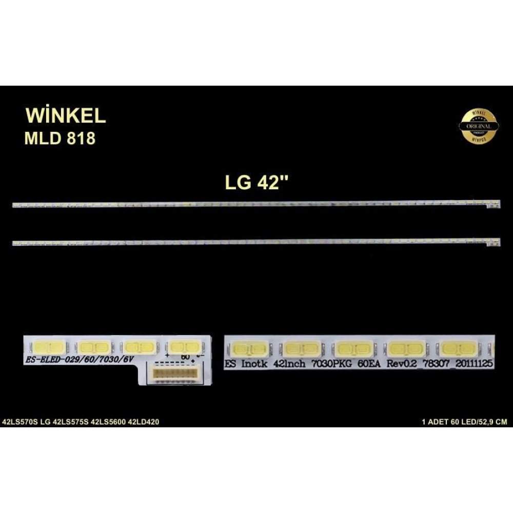 LCD LED-818 1 Lİ ÇUBUK-7030pkg-42LS570S-42LS575S-42LS5600-42LD420-ELED029-WİNKEL