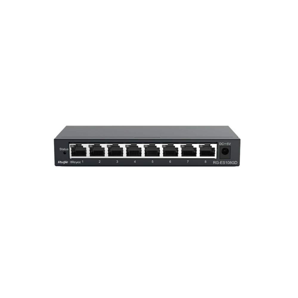 REYEE RG-ES108GD 8 PORT GİGABİT SWİTCH METAL KASA