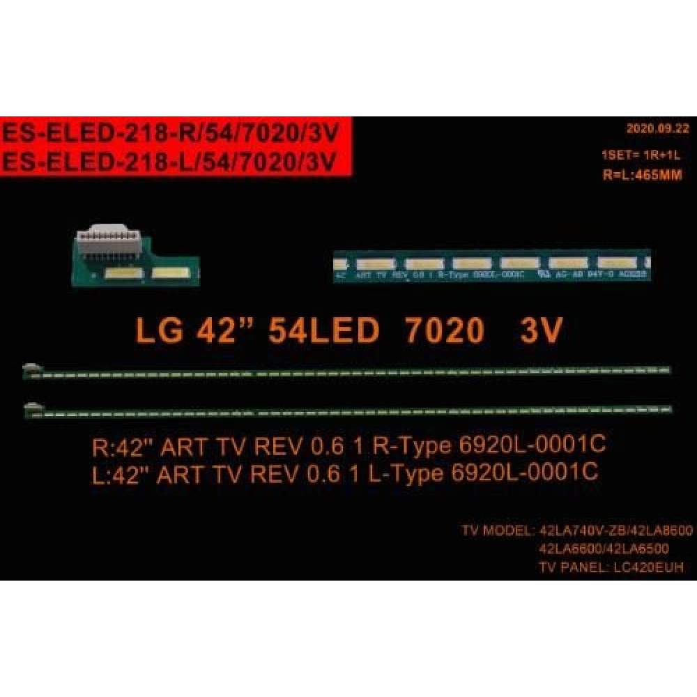 LCD LED 218-2 Lİ ÇUBUK 42PF9060 42PF8060 42PFL6057K 42PFL6007 42PF5060 42PFL6687K/12