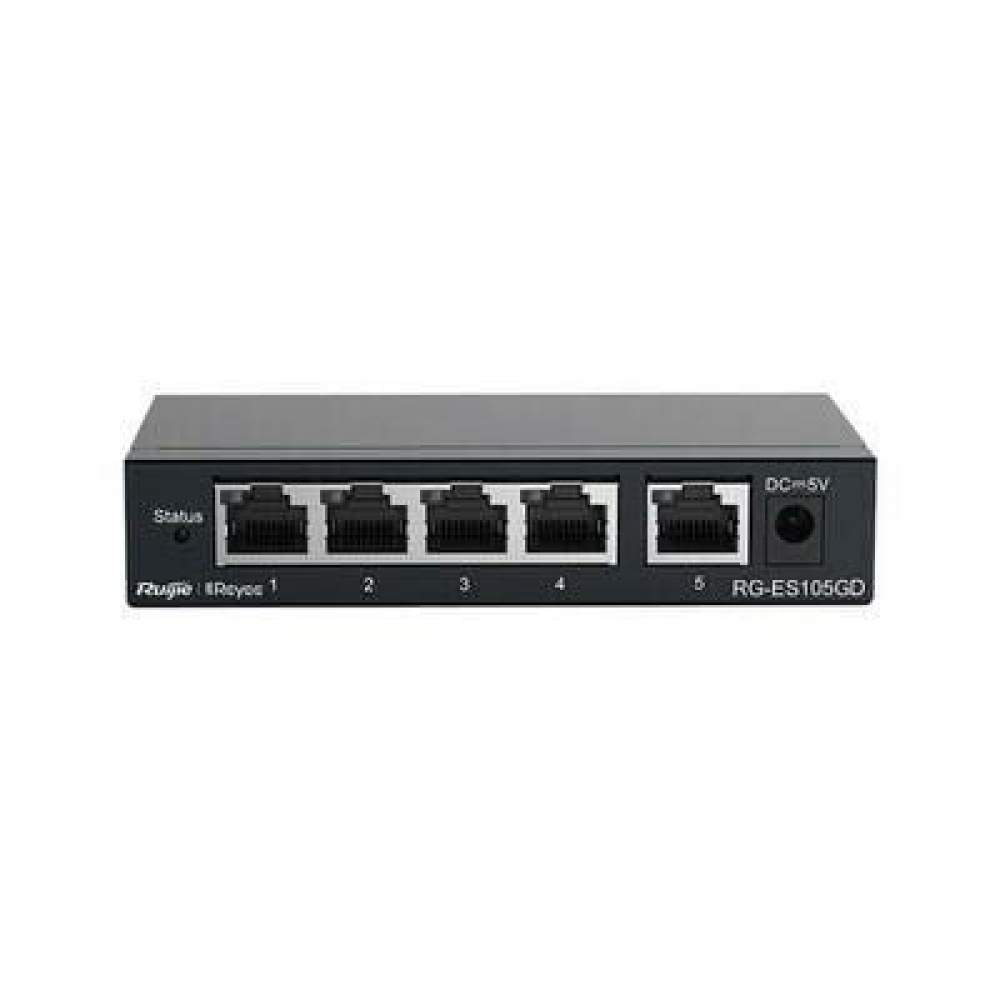 REYEE RG-ES105D 5 PORT 10-100 SWİTCH METAL KASA