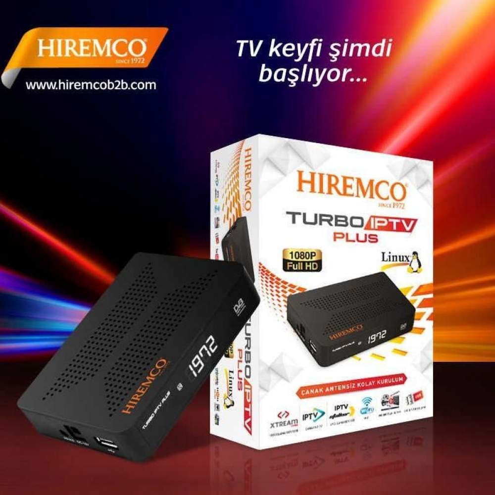 HIREMCO GT TURBO DAHİLİ WIFI UYDU ALICISI