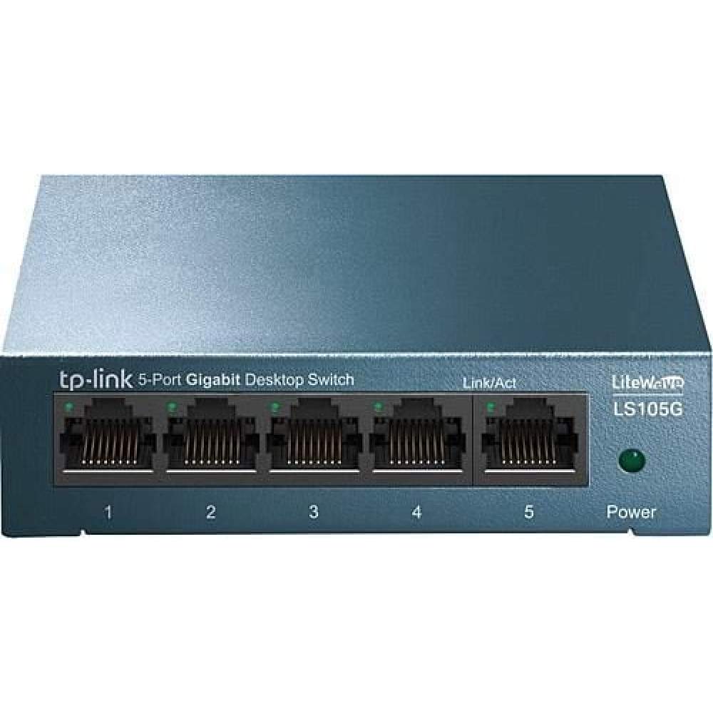 Tp-Link LS105G 5 Port 10/100/1000 Mbps Gigabit Switch Metal Kasa