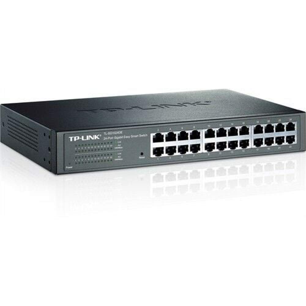 Tp-Link TL-SG1024DE 24 Port 10/100/1000 Mbps Switch Çelik Kasa Easy Smart Rack Mount