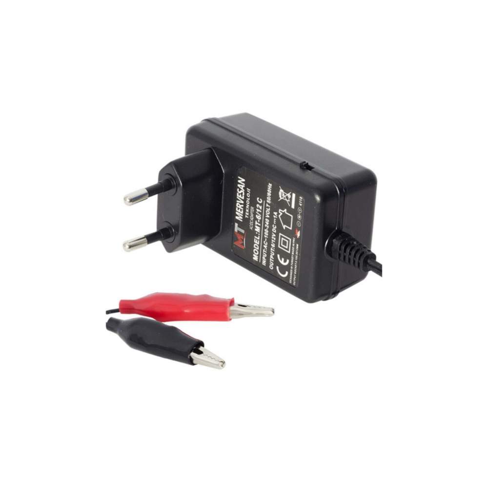 AKÜ ŞARJ ALETİ MERVESAN  6-12 VOLT 1 AMPER