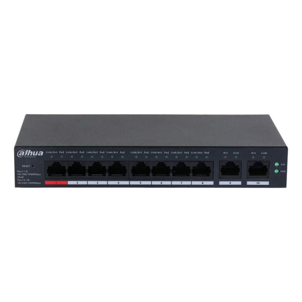 Dahua CS4010-8GT-110 8Port Cloud Yönetilebilir Poe Switch