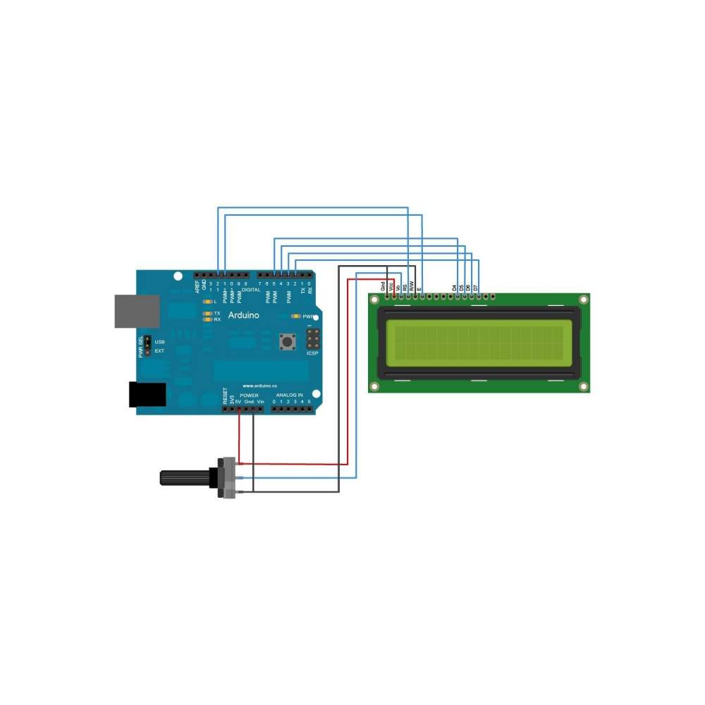 LCD 16X20 MAVİ OKUL TİPİ