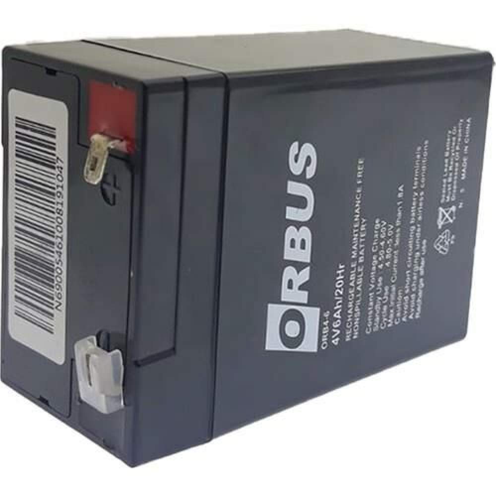 4 VOLT 6 AMPER AKÜ ORBUS 10X7X4.5-632 GRAM