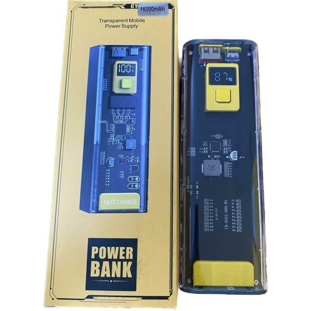 POWERBANK CYBERPUNK NP-08 16000MAH 18WATT PD TYPE-C ÇIKIŞ KM-675