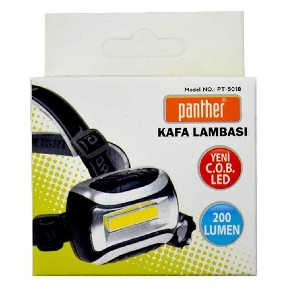 PANTHER PT-5018 PİLLİ KAFA LAMBASI