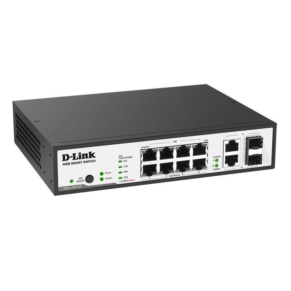 D-LİNK 10 PORT 8POE 2SFP SWİTCH