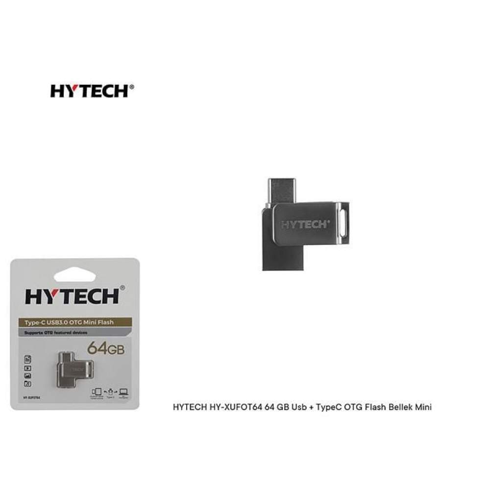 HYTECH HY-XUFOT64 64GB TYPE-C OTG FLASH BELLEK