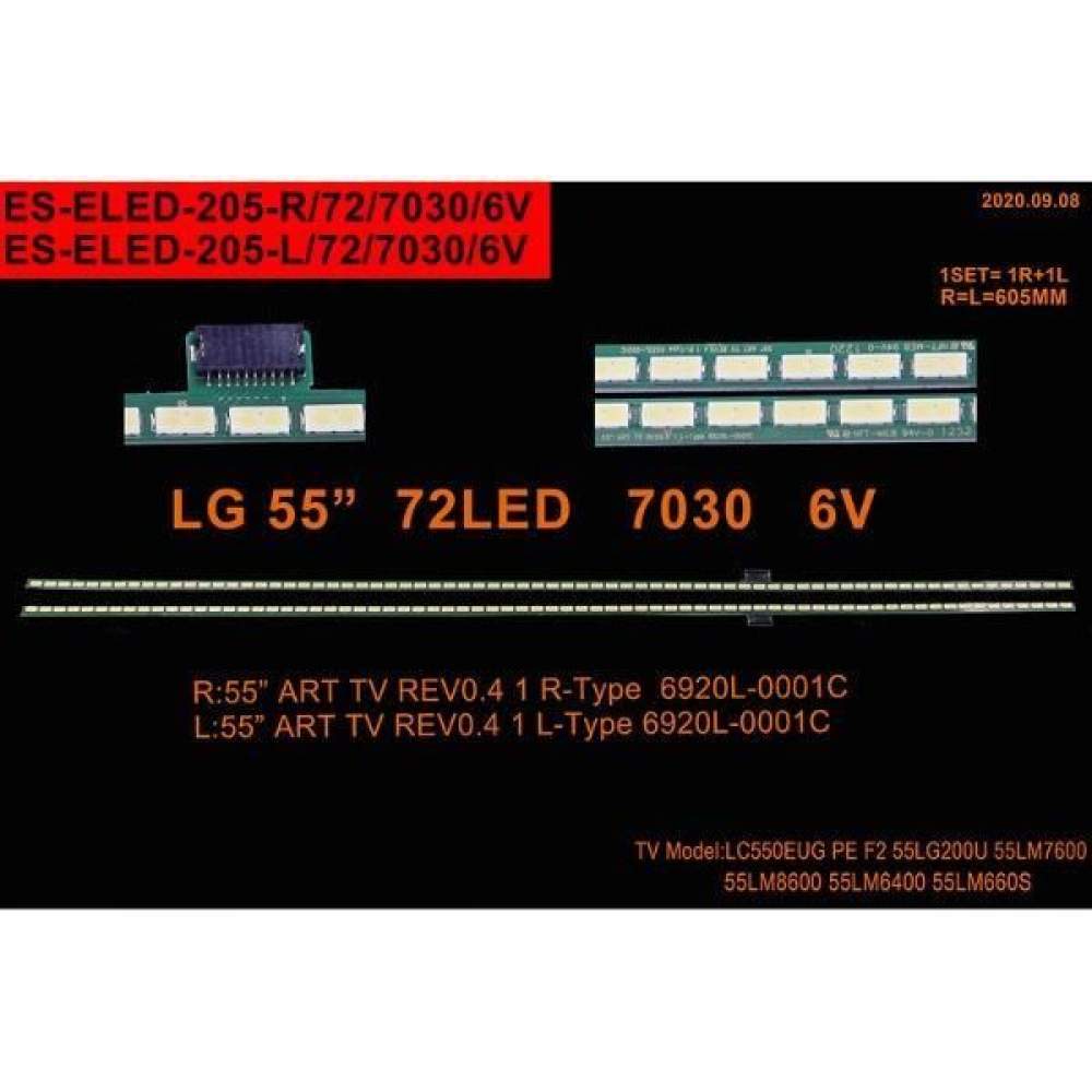 LCD LED-2288 2 Lİ ÇUBUK-55LM640S,6916L0832A,55LM670S, 55LM860V, LCD575,55LM760S-WİNKEL