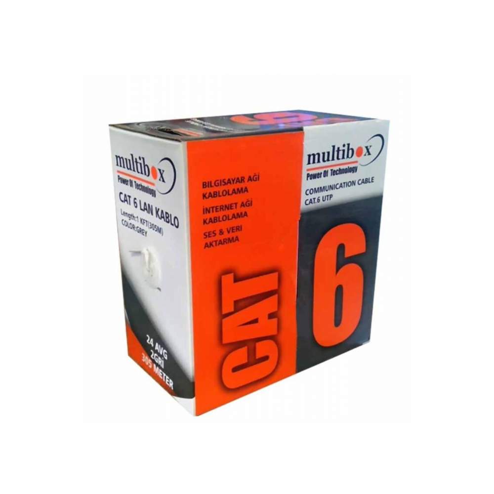 CAT 6 KABLO MULTİBOX 23 AWG 305MT