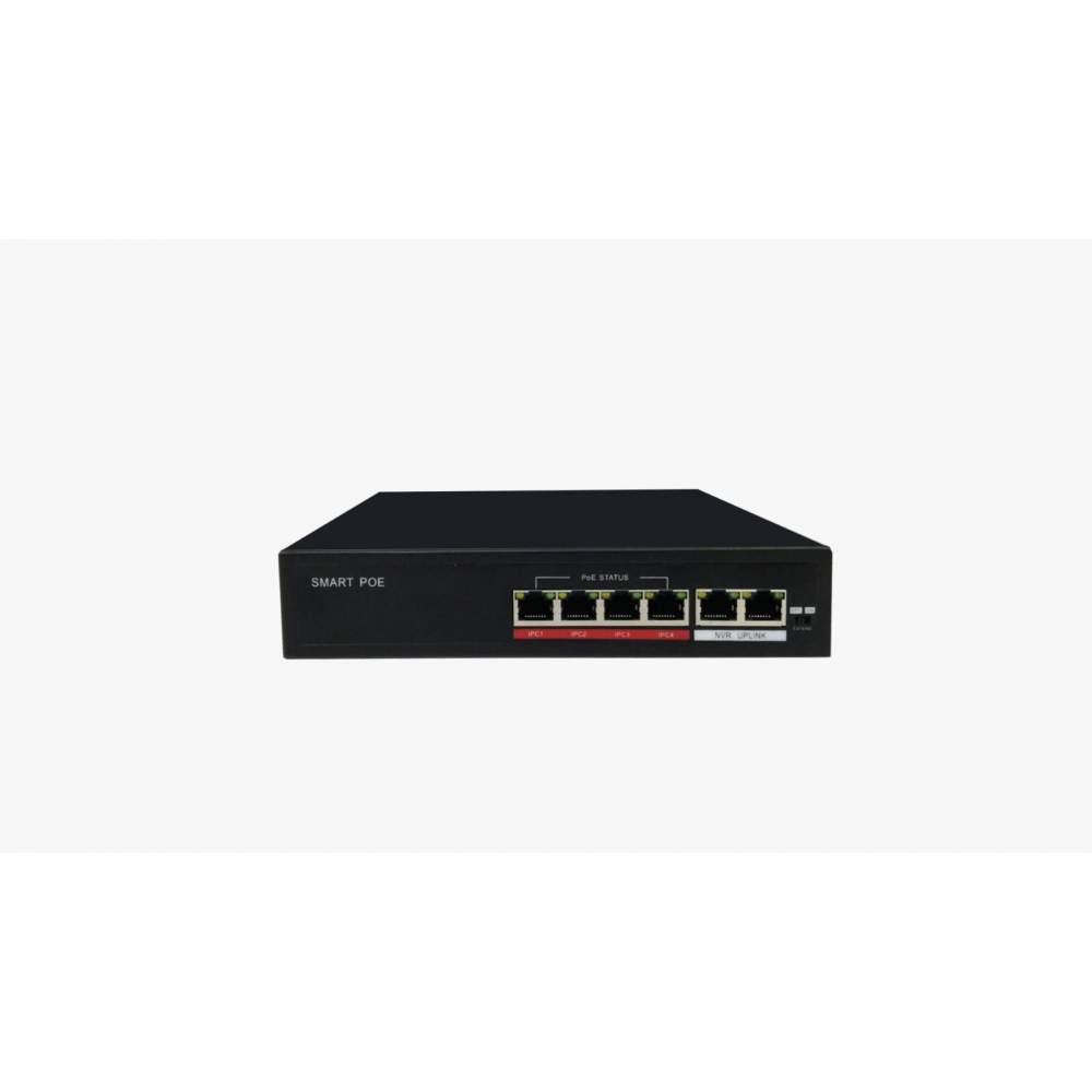 URANIUM POE-4002-48W 4 PORT POE SWİTCH 10/100 + 2 PORT 10/100 RJ45 UPLINK