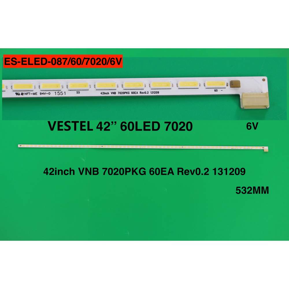 LCD LED-087-1 ÇUBUK- 42FA7100 42FA7500  42FA8200 42PF8575-VİDASIZ GEN