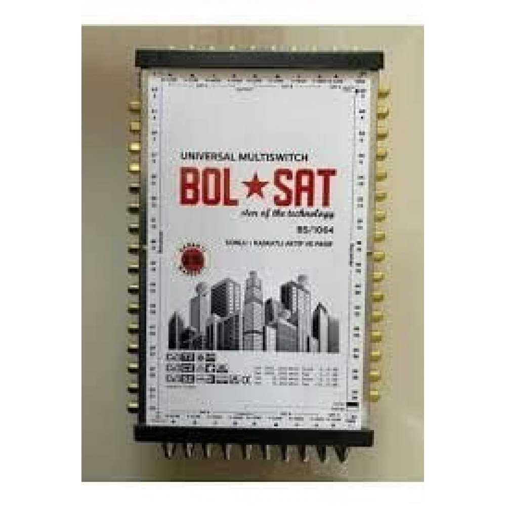 BOLSAT BS-10/8 AKTİF+PASİF SONLU+KASKATLI HYBRID UYDU SANTRALİ ADAPTÖR DAHİL