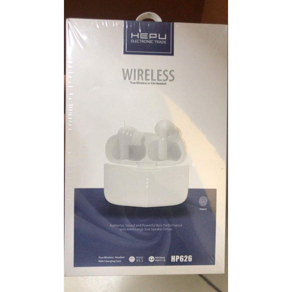 HEPU HP626 TRUE WIRELESS ŞARJLI KUTULU BLUETOOTH KULAKLIK