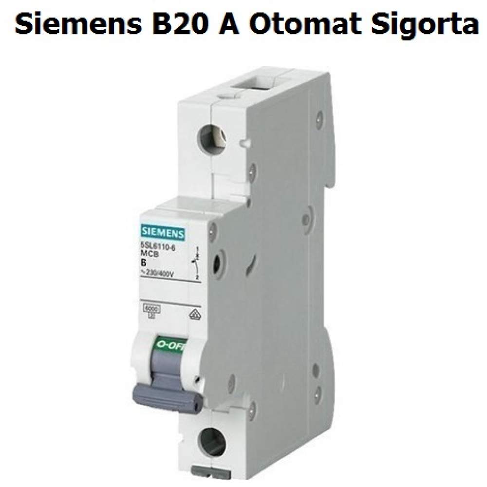 Siemens B20 Amper Otomat Sigorta