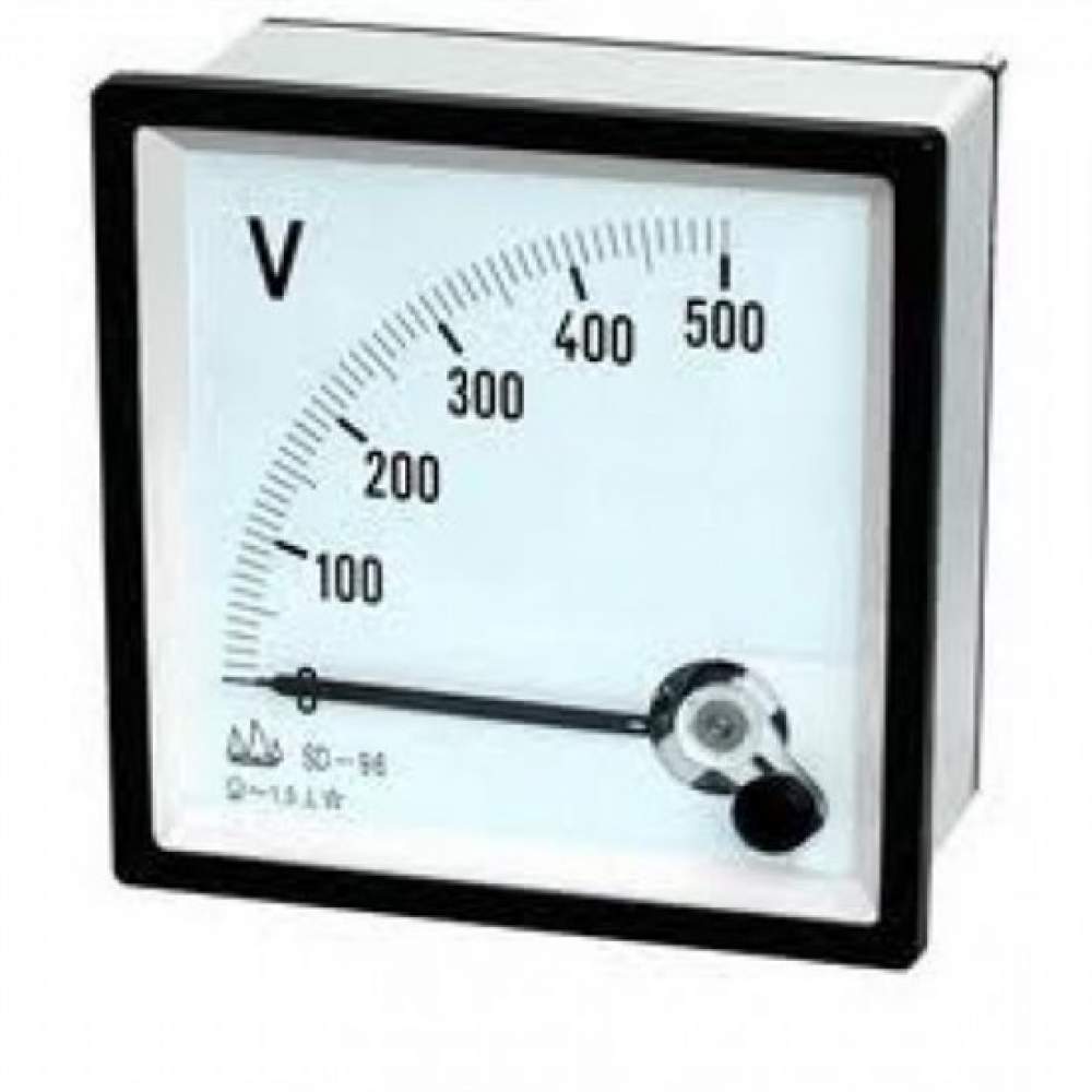 96X96 Analog Voltmetre 250 VAC