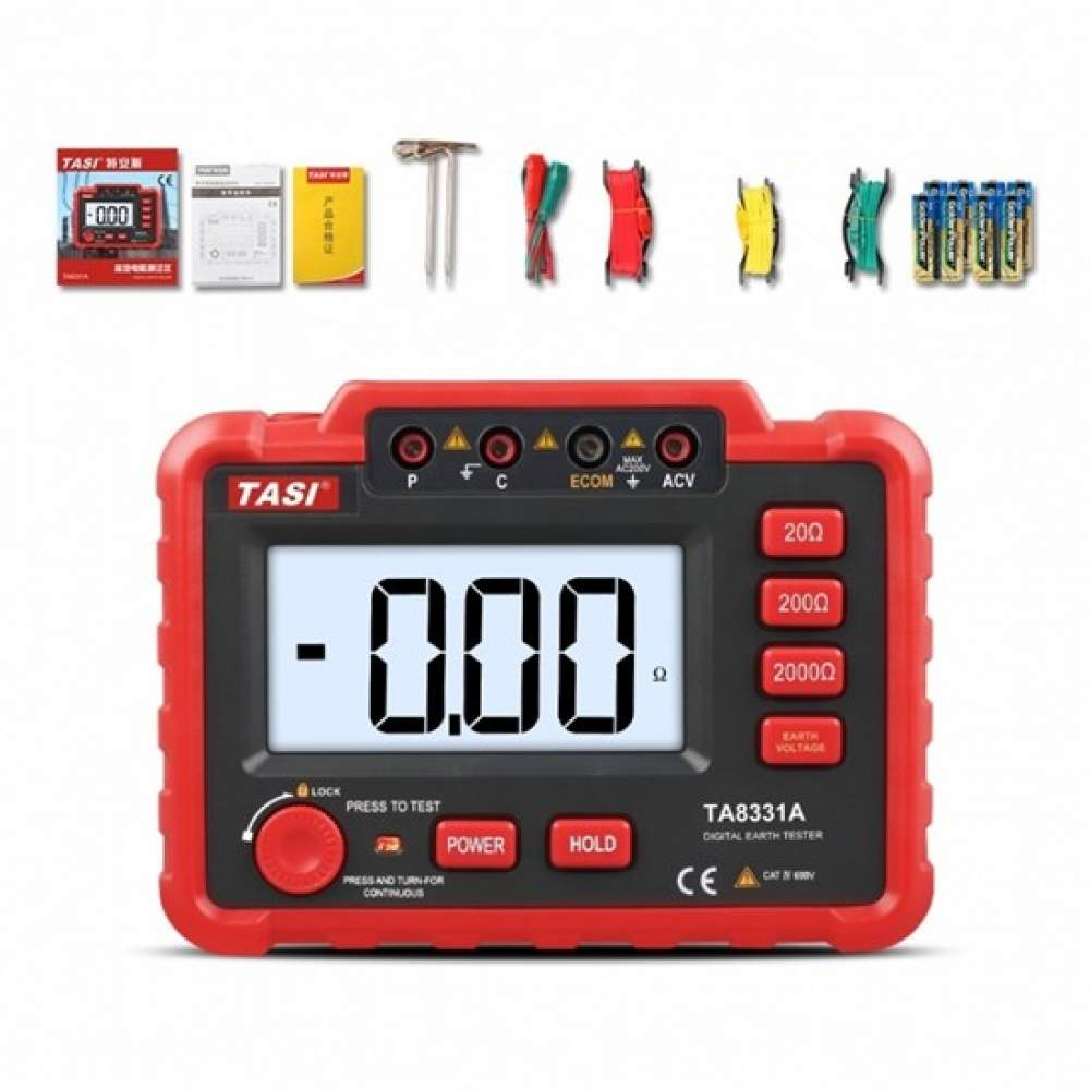 TASİ TA8331A Toprak Megeri Topraklama Direnci Test Cihazı